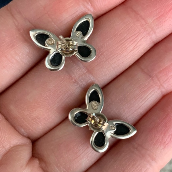 Genuine Baltic Amber Butterfly 🦋 Earrings - Picture 6 of 7